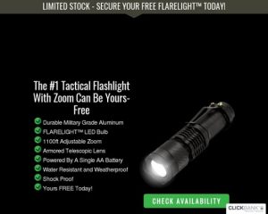 Free Flarelight Offer Converts 13.3 Percent – Survival Life